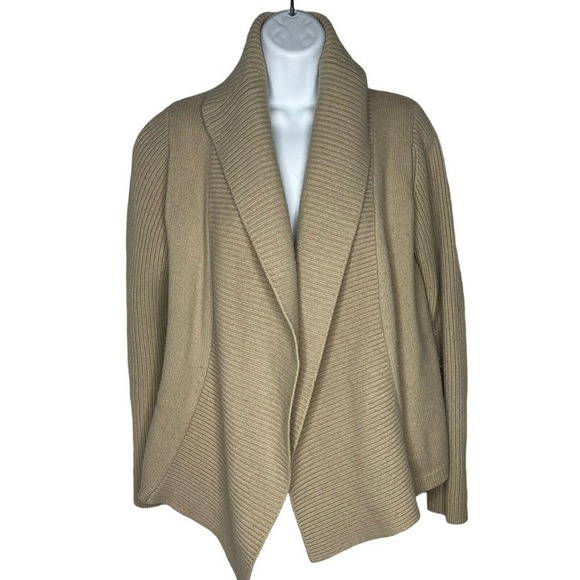 Sundance Size S Cardigan Open Shawl Collar Waterfall Boho Angora Lambswool - Picture 1 of 11
